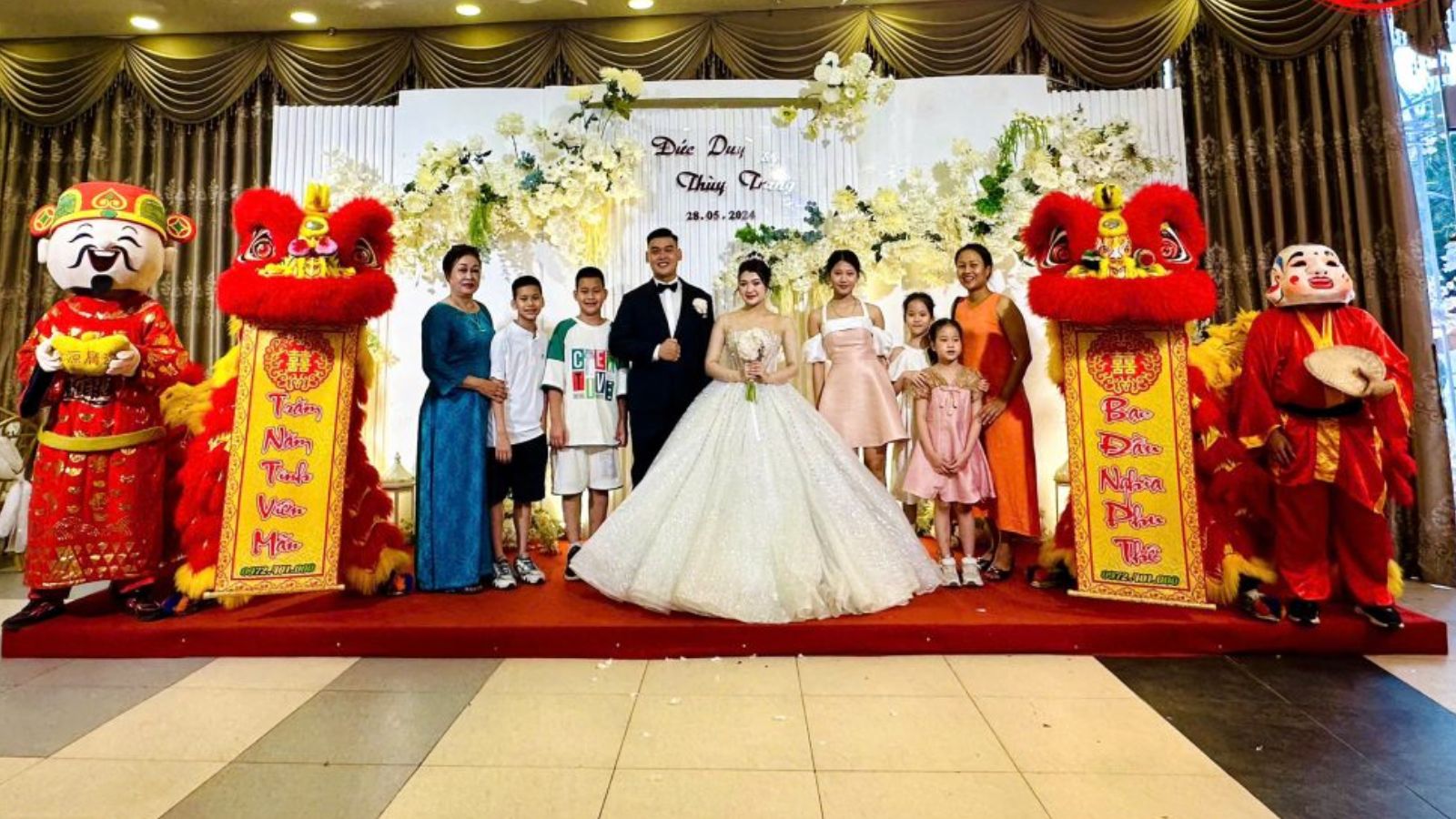 Dịch Vụ Biểu Diễn Lân Sư Rồng Phục Vụ Đám Cưới Tại Đông Anh - Hà Nội